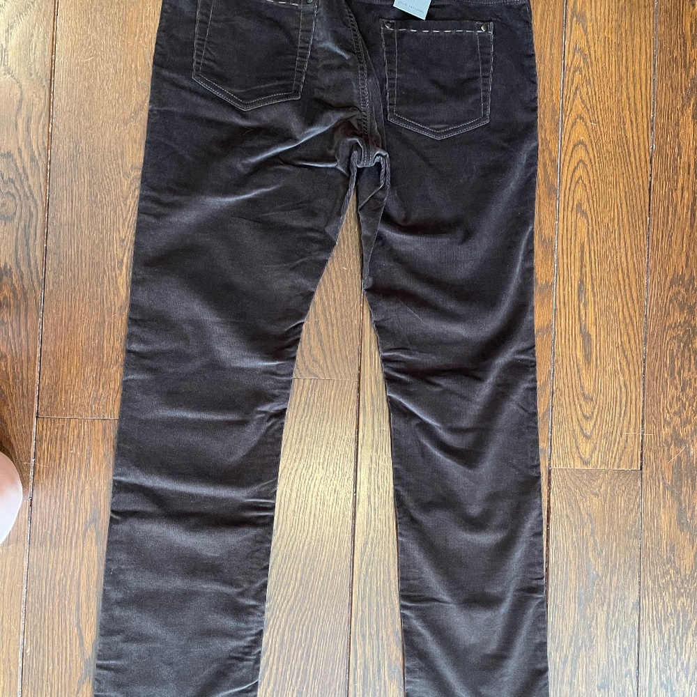 John Varvatos Brown Fine Corduroy Pants $40 BRAND NEW
